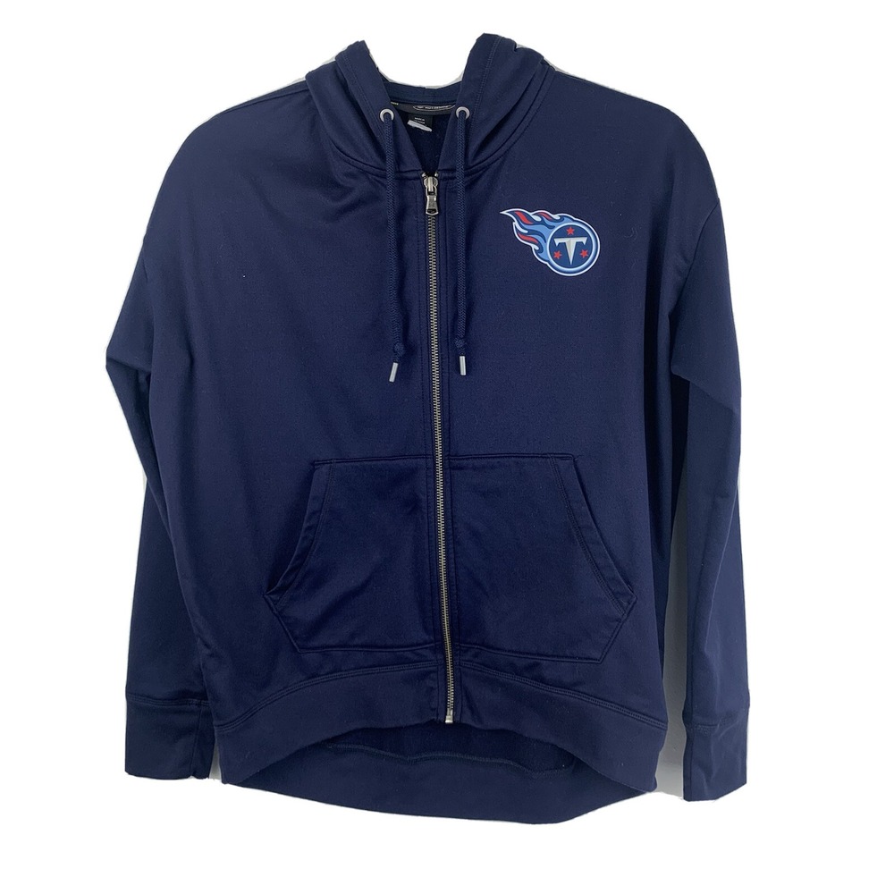 Under Armour Loose Tennessee Titans NFL Women's Full Zip Hoodie Size XS Football